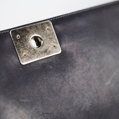 Chanel Large Boy Lambskin Grey