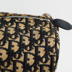 Dior Vintage Duffle Bag Canvas Oblique