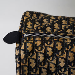 Dior Vintage Duffle Bag Canvas Oblique