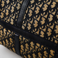 Dior Vintage Duffle Bag Canvas Oblique