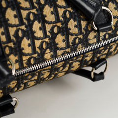 Dior Vintage Duffle Bag Canvas Oblique