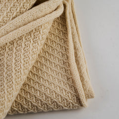 Chanel Cream Scarf 100% Cashmere