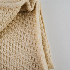 Chanel Cream Scarf 100% Cashmere