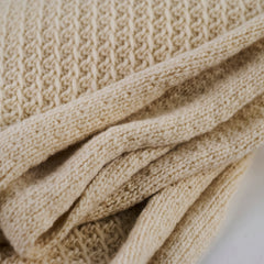 Chanel Cream Scarf 100% Cashmere