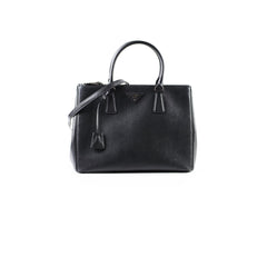 Prada Large Galleria Bag Black Saffiano, Black Hardware