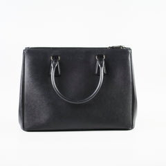 Prada Large Galleria Bag Black Saffiano, Black Hardware