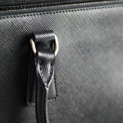Prada Large Galleria Bag Black Saffiano, Black Hardware
