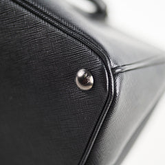 Prada Large Galleria Bag Black Saffiano, Black Hardware