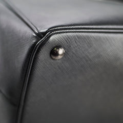 Prada Large Galleria Bag Black Saffiano, Black Hardware