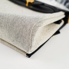 Hermes Mini Herbag Zip 20 Ecru/ Noir GHW 2025