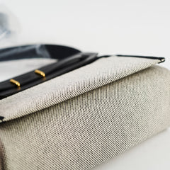 Hermes Mini Herbag Zip 20 Ecru/ Noir GHW 2025