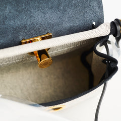 Hermes Mini Herbag Zip 20 Ecru/ Noir GHW 2025