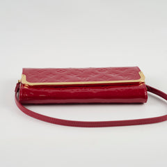 Louis Vuitton Rossmore MM Clutch Red Vernis