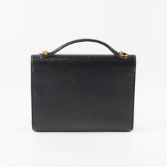 Louis Vuitton Black Epi Monceau 28
