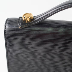 Louis Vuitton Black Epi Monceau 28