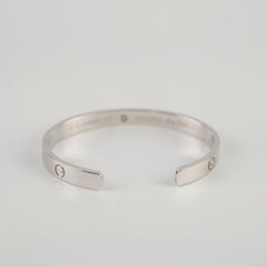 Cartier Love Cuff with One Diamond Size 17