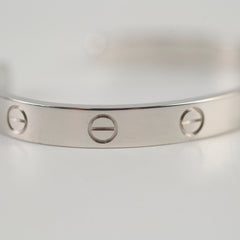 Cartier Love Cuff with One Diamond Size 17