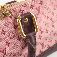 Louis Vuitton Horizontal Alma Mini Lin Burgundy