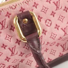 Louis Vuitton Horizontal Alma Mini Lin Burgundy