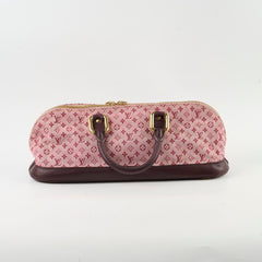 Louis Vuitton Horizontal Alma Mini Lin Burgundy
