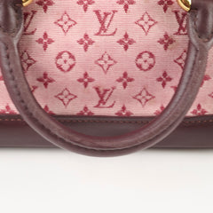 Louis Vuitton Horizontal Alma Mini Lin Burgundy