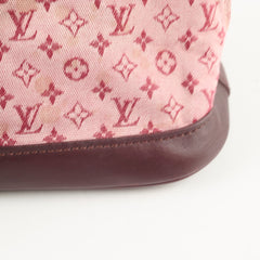 Louis Vuitton Horizontal Alma Mini Lin Burgundy
