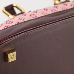 Louis Vuitton Horizontal Alma Mini Lin Burgundy