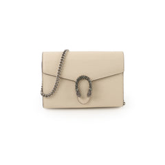 Gucci Dionysus Wallet On Chain White