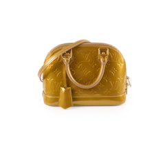 Louis Vuitton Alma BB Vernis Gold GHW