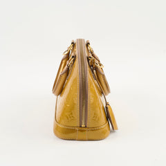 Louis Vuitton Alma BB Vernis Gold GHW