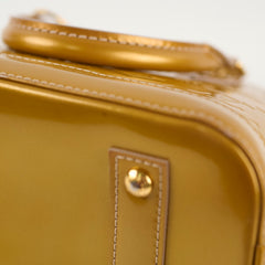Louis Vuitton Alma BB Vernis Gold GHW