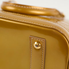 Louis Vuitton Alma BB Vernis Gold GHW