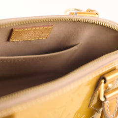 Louis Vuitton Alma BB Vernis Gold GHW
