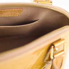 Louis Vuitton Alma BB Vernis Gold GHW