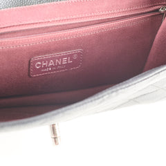 Chanel Retro Flap Messenger Bag Caviar Black