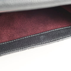 Chanel Retro Flap Messenger Bag Caviar Black