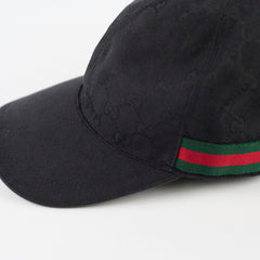 Gucci GG Canvas Cap Black Size M