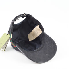 Gucci GG Canvas Cap Black Size M