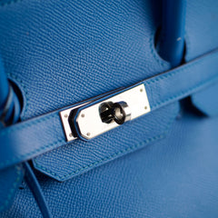 Hermes Birkin 35 Epsom Blue - Square P Stamp