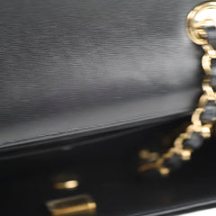 Chanel 23K Floral Sequins Mini Rectangular Black (Microchipped)