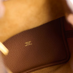 Hermes Picotin 18 Clemence Gold - Stamp B