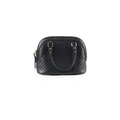 Gucci Microguccissima Dome Shoulder Bag Black