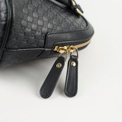 Gucci Microguccissima Dome Shoulder Bag Black
