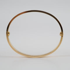 Cartier Love Classic Model Bracelet Size 18 Yellow Gold