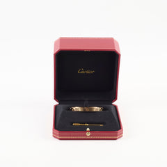 Cartier Love Classic Model Bracelet Size 16 Rose Gold
