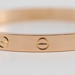 Cartier Love Classic Model Bracelet Size 16 Rose Gold