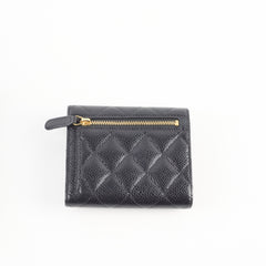 Chanel Caviar Small Flap Wallet Black