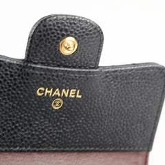 Chanel Caviar Small Flap Wallet Black