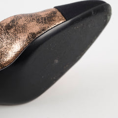 Chanel Slingback Heels Copper/Bronze - Size 35