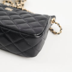 Chanel Chain Clutch Caviar Black (Microchipped)